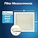 Filtrete 20x20x1 AC Furnace Air Filter, MERV 5, MPR 300, Capture Unwanted Particles, 3-Month Pleated 1-Inch Electrostatic Air Cleaning Filter, 6-Pack (Actual Size 19.69x19.69x0.81 in)