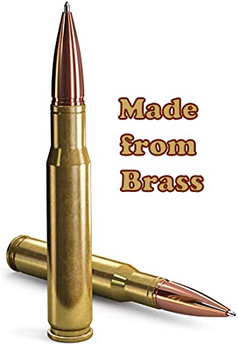 Caliber Gourmet Bullet Twist Pen, 50 Caliber Brass Bullet Design, Twist Open, In Gold, Perfect For Hunters, Military, Outdoorsman, Father's Day Gift #TOP7