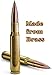 Caliber Gourmet 50 Caliber Bullet Twist Tactical Pen, Gold Plated, Realistic Refillable 50 Cal Bullet Pen for Hunters, Military, & Outdoor Enthusiasts, Ideal Gift for Father's Day, Birthday, Christmas