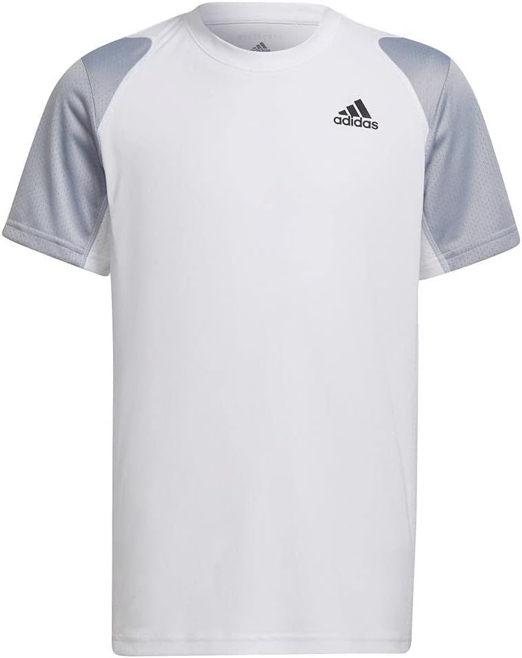 adidas Kids Boys Club Crew Neck Short Sleeve Athletic Tennis Casual Tops Casual - Red