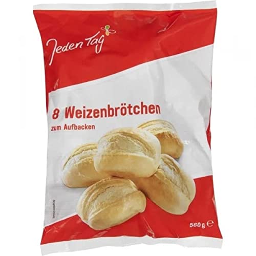 Jeden Tag Weizenbrötchen 8 Stück 560 g
