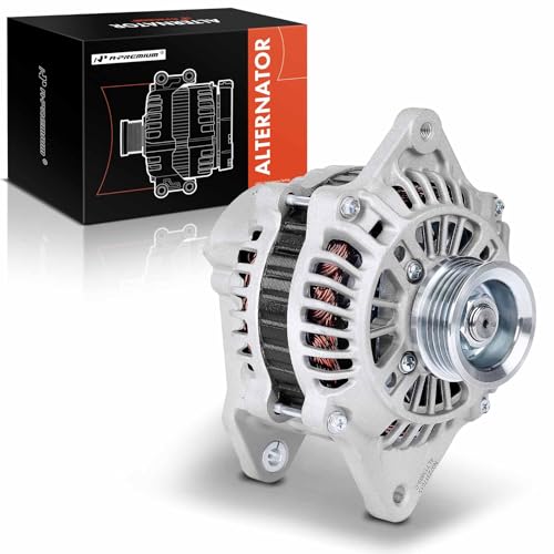 A-Premium Alternator Compatible with Subaru Outback 2000-2004, Impreza 2005, Legacy 2000-2004, Forester 2003-2005, Baja 2003-2006 & Saab 9-2X, 2.5L, 12V 90A 5-Groove Pulley Clockwise