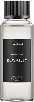 Scentiment Royalty Diffuser Oil - Premium Hotel Scent with Notes of Musk, Oakmoss, Amber, Vanilla Home Scent, Aromatherapy Fragrance Oil Diffuser Refill - 4.06 fl oz 120 mL | Premium Hotel Scent with Notes of Musk, Oakmoss, Amber, Vanilla, aromatherapy home fragrance oil, for hotel-style diffusers