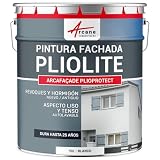 ☑️ Anti-suciedad, anti-ampollas. Secado rápido - Muy alta opacidad. Permeable al vapor de agua - ☑️ ¡Protección de hasta 25 años! (en aplicación de 2 capas) - Se puede aplicar en fachadas ya pintadas, incluso en fachadas ensuciadas por la contaminación (si está muy sucia u