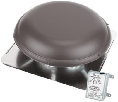 Air Vent Power Roof Ventilator 14" Fan 25" Dia. 2100 Sq Ft Max. 1500 Cfm 1/6 Hp 325 W 4.3 Amp