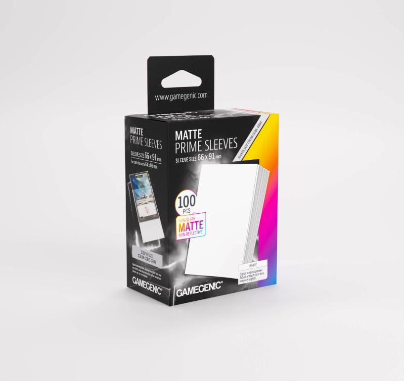 Gamegenic | Unit Gamegenic Matte Prime Sleeves 100 Pack | TCG Accessory