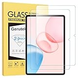 Gerutek [2 Piezas Protector Pantalla para Honor Pad 10 2025/Pad 9 2024 (12.1 Pulgadas), Dureza 9H, Ultra transparente, Antiarañazos, Antihuellas, Sin Burbujas, Cristal Templado para Honor Pad 10 12.1'