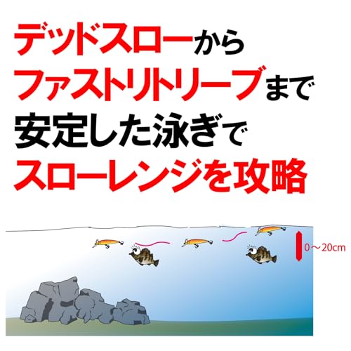 DUEL ( デュエル ) ルアー フローティングミノー ハードコア LG ライトゲーム 【 釣具 釣り具 海釣り 淡水 シーバス 】 50mm Weight:2.5g F1198-HBPC-ブルピンキャンディー 4枚目