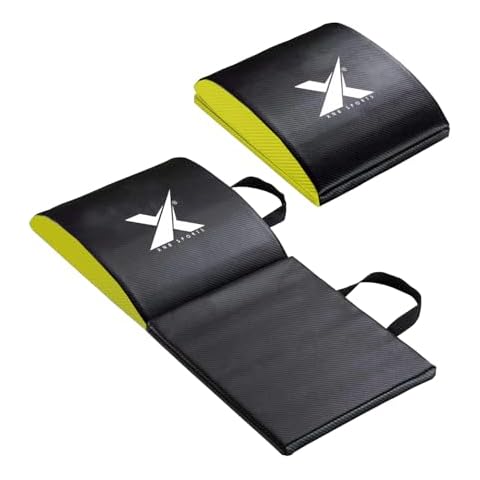 XN8 Ab Mat Sit-Up Pad for Core & Abdominal Training - Premium Leather Foam Exercise Mat with Lower Back Support - Ideal for Full Range Sit-Ups, Yoga, Gym & Home Workouts for Men & Women Cover