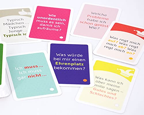 Foto von Selbstakzeptanz-Schatzkiste für Kinder und Jugendliche: 120 Karten mit 20-seitigem Booklet in stabiler Box, Kartenformat 5,9 x 9,2 cm (Beltz Therapiekarten)