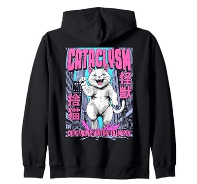 Película de gatos Cataclismo divertido Catástrofe felina Gatos monstruos Sudadera con Capucha | Ya disponible en tu tienda friki favorita! En mundofriki.es! Película de gatos Cataclismo divertido Catástrofe felina Gatos monstruos Sudadera con Capucha | Ya disponible en tu tienda friki favorita! En mundofriki.es!
