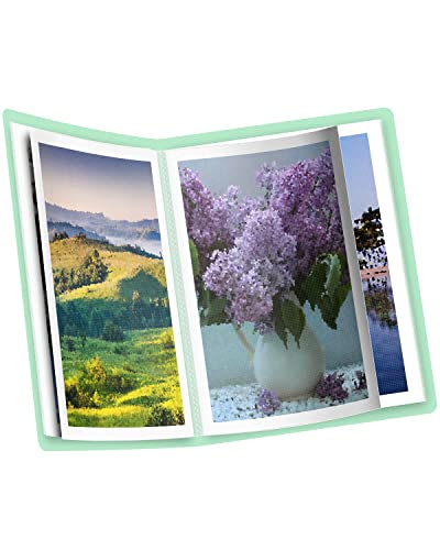 SXhyf A3 Diamond Painting Storage Book for 60 Diamond Painting Pics Diamond Painting Accessories with 30 Pages Clear Sheet Protectors Presentation Portfolio Folder for Artwork 16.5x12.1in