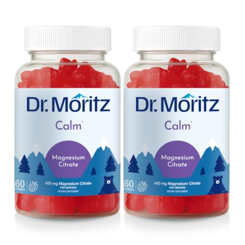 Magnesium Gummies Sugar-Free for Sleep - Calm Magnesium Citrate (120 Count)