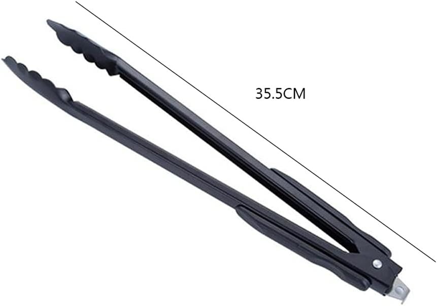 Cooking Tongs 1pc Steel Barbecue Grilling Tongs for Bread Salad Serving Food Clips BBQ Utensils Kitchen Cooking Tong Tongs