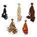 TOYANDONA 5 Pièces Poupée Prise Perruque Résistant À La Chaleur Boucles Perruque De Cheveux Artisanat Bricolage Coloré Poupée Perruques Cheveux Extensions pour Poupées Robe up Costume