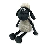 Warmies Plush Shaun The Sheep from Favourite British TV Series, Microwavable Heat Pad, Weighted Heatable Plushie, Cuddly Stuffed Plush, Gently Scented with French Lavender