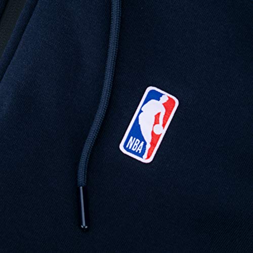 MOLETOM CANGURU ABERTO NBA ESSENTIALS PRETO MARINHO MESCLA CINZA VERMELHO ESCURO New Era
