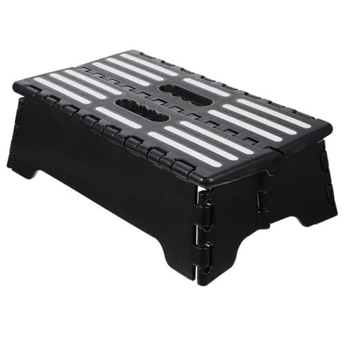 Healeved Taburete Fabricado en PP Plegable Portátil Antideslizante y Resistente para Mayores Adecuado para Uso Diario y Viajes