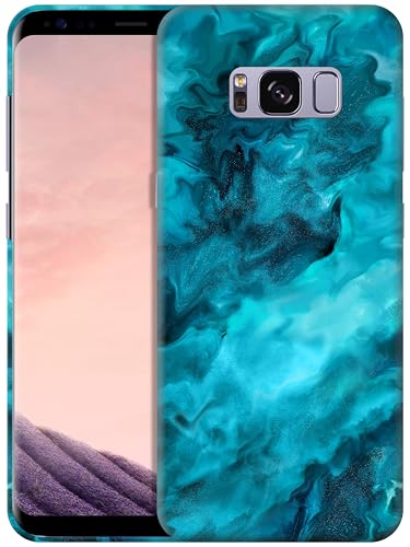 Coque Samsung S8 rigide et fine GlamCase à clipser antichoc bleu