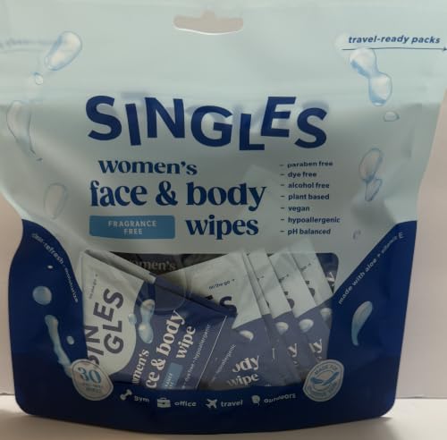 Swype Wipes Singles Women's Face & Body Wipes UNSCENTED 30ct image 4