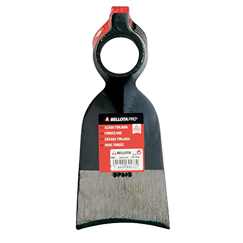 Bellota HOE242AP - Azada forjada para Plantar parterres y Zonas de rocalla, con Martillo en el Ojo y Sistema antigiro.