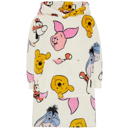 Disney Winnie the Pooh, Eeyore, Piglet & Tigger Oversized Wearable Blanket Hoodie - 2-3 Years 98cm Pink
