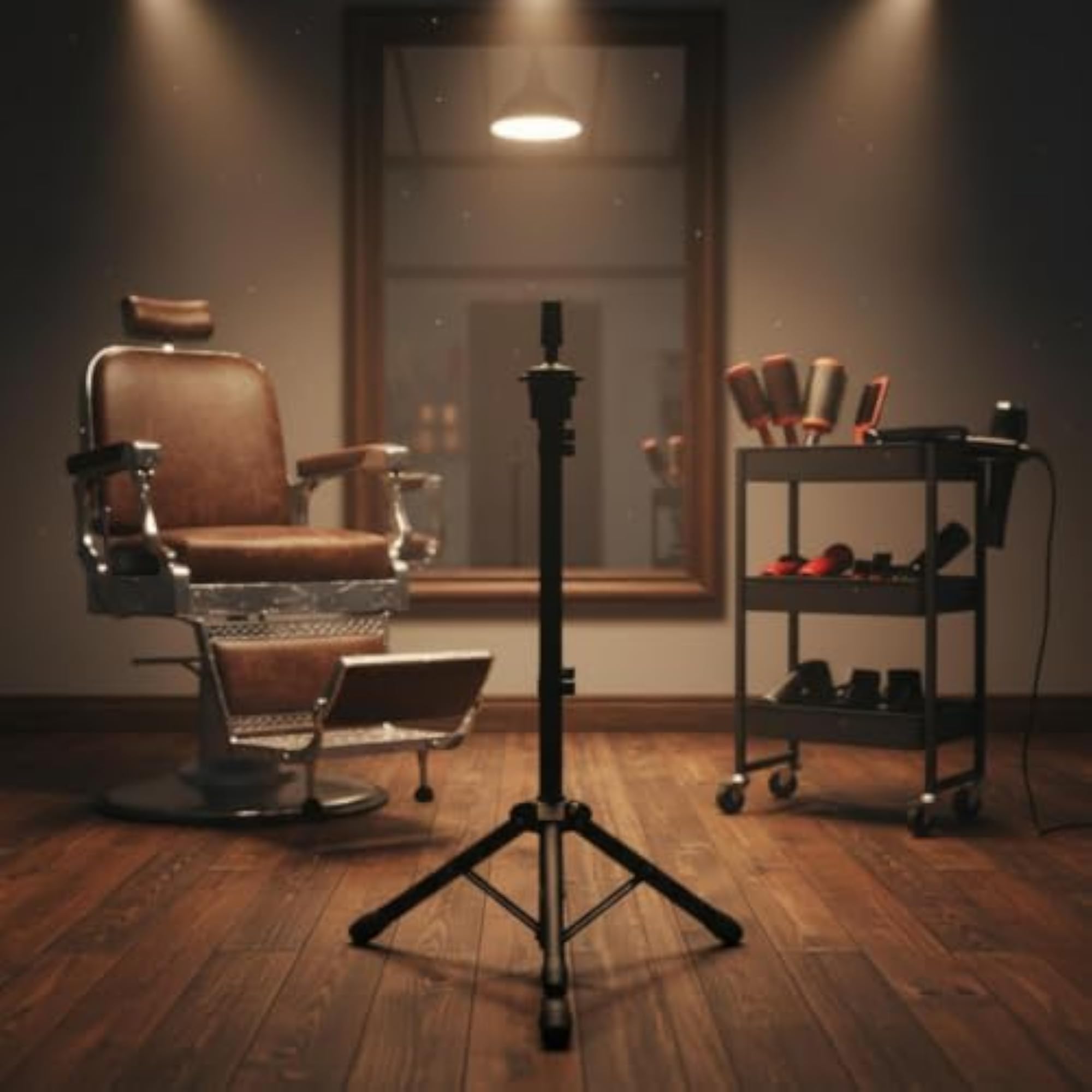 Adjustable Mannequin Head Stand for Hair Display