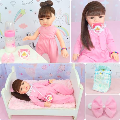 Boneca Bebe Reborn Realista Novidade Realista Rosa