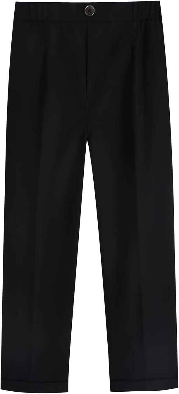 Boys Tuxedo Suit 3 Pieces Kids Formal Slim Fit Velvet Suits Set for Wedding Prom Party - Image 5