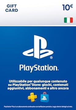 10€ PlayStation Store Gift Card per PlayStation Plus, Account italiano [Codice per email]