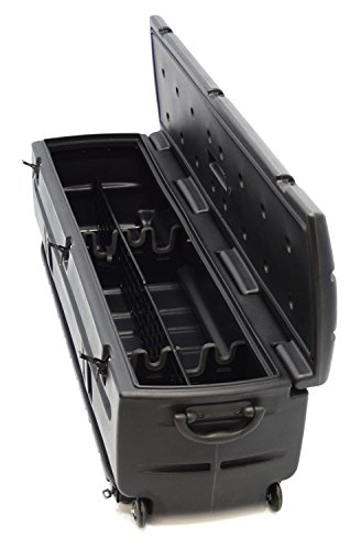 DU-HA Tote, Black Truck Storage Box | Heavy-Duty, Portable Rolling Tool Box or Gun Case for SUV's, Vans, Pickup Trucks, and More | 53 in x 15 in x 15 in | Includes Dividers | No Slide Bracket | 70103