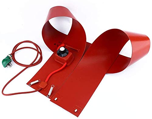 Gototop Drum Heater, 200L/55Gallon 110V 1000W Silicon Metal Oil Drum Heater Barrel Band Heater Pail Heater With Adjustable Thermostat Heavy-Duty Pail Heater Bucket Heater 110V Us Plug #TOP4