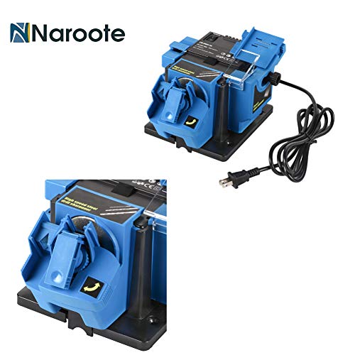 Naroote Multifunctional Electric Sharpener, Drill Bit Sharpener Household Electric Cutter Scissor Sharpener Sharpening Tools Kitchen Knife Sharpener For Professional Chef Use(Us Plug 110V) #TOP6