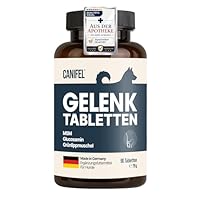 Gelenktabletten Hund, Apotheker Rezeptur, 90 Stück reicht bis zu 6 Monate, von Apothekern entwickelt & Tierärzten geprüft, mit Grünlippmuschel hochdosiert, Glucosamin, MSM, Chondroitin, Teufelskralle