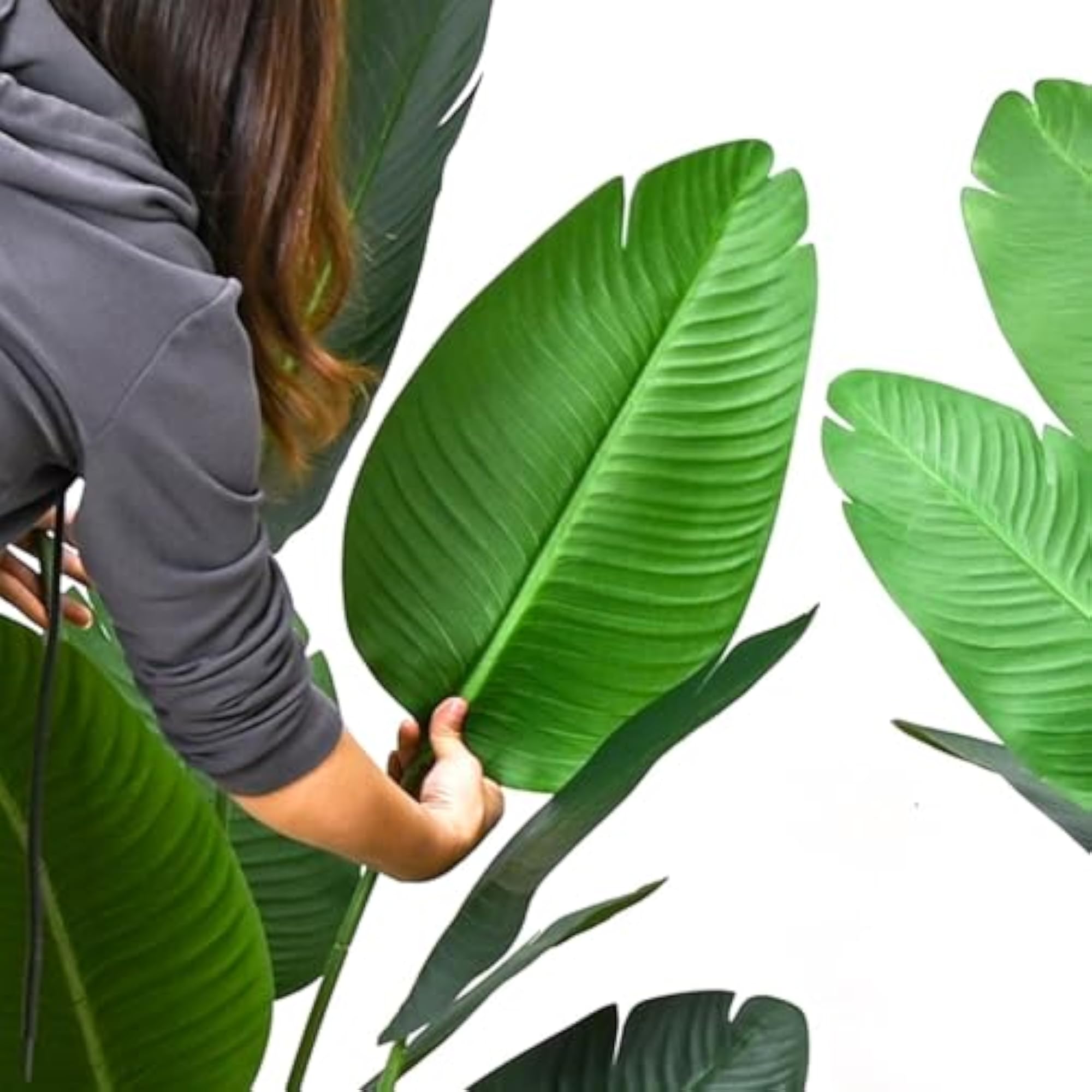 Artificial Plants in Pot for Housewarming Gift, Green