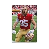 fuyaozhishang George Kittle Poster 24x36inch(60x90cm) Unframe-style