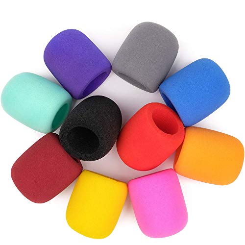 Thicked Handheld Microphone Windshields Microphone Windscreens Foam Covers-10 Colors