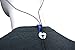 Bud Buttons By SPRK - Magnetic Headphone & Earbud Cord Organizer - Sure Stay Clip Great for Musicians, Runners & Outdoor Fitness (Blue/White)