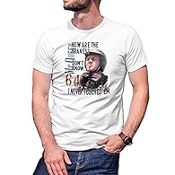 How Are Your brakes Inspired Steve Mcqueen Color Art Men's T-Shirt High Quality Hand Printed & Designed in EU Machine Wash inside out at 30 degrees