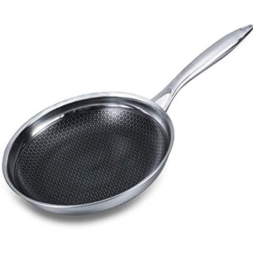 Chef-Pans-Beruf Omelett-Pan-Multifunktions-Edelstahl-Brat-Pan-Restaurant-Steak-Bratpfanne Einfache Reinigung von Nicht-Stick-Beschichtung