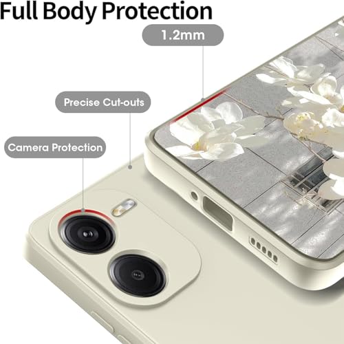 Image of DIZORO Microfiber Candy Case for IQOO Z9x 5G Smooth Touch Cushion Liquid Soft Silicone Gel Rubber Phone Cases Non-Slip Full Body Protective Shockproof Back Cover (Stone Grey og)