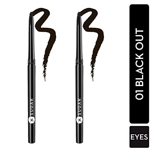 SUGAR Cosmetics Kohl of Honour Intense Kajal | Upto 12 hrs | Long Lasting, Smudge Proof & Waterproof Kajal | Matte Finish | Twist Up Kajal Pencil | Paraben Free | Black Out... - Image 2