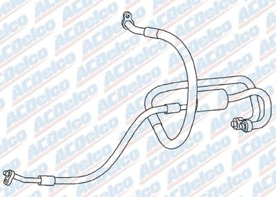 ACDelco GM オリジナル機器 15-31011 (19213714) エアコンコンプレッサーとコンデンサーホースアセンブリ