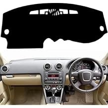 BOLNEY Anti-Slip Mat Dashboard Cover Pad Interior,for Audi A3 2003-2013,Dashboard Cover,Dash Cover Mat,Black Dash Mat Dashboard Cover