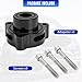 WIKIBB Blow Off Valve Adapter BOV Adapter Compatible with Ford Fiesta/Mustang/Fusion/Edge/Escape/Transit/Bronco 1.5 1.6 2.0 2.3 2.7L More Models, Fit for EcoBoost Turbo - CNC Billet Aluminum Black