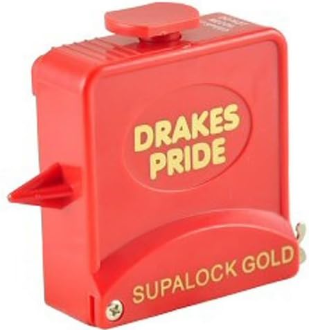Drakes Pride Supalock Gold bowls measure - red