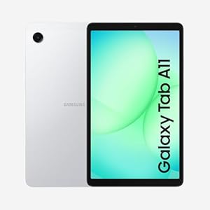 Samsung Galaxy Tab A11, Android Tablet, 8,7 Zoll Display mit 90 Hz Bildwiederholrate, 64 GB Speicher, 4 GB RAM, Dolby Dual-Lautsprecher, Silver, 3 Jahre Herstellergarantie [Exklusiv bei Amazon]
