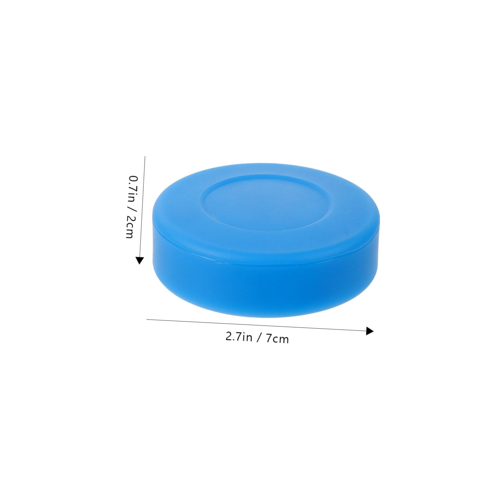 Gogogmee Ice Hockey Puck Replacement PVC Hockey Training Puck 4pcs Set for Roller Hockey Game