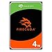 Seagate FireCuda HDD 4TB, Interne Festplatte HDD, 3.5 Zoll, 7200 U/Min, CMR, 256 MB Cache, SATA 6GB/s, silber, inkl. Data Rescue Service (ST4000DXZ05)