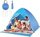 Strandmuschel YINGJEE Pop-Up Strandzelt faltbar mit UV-Schutz